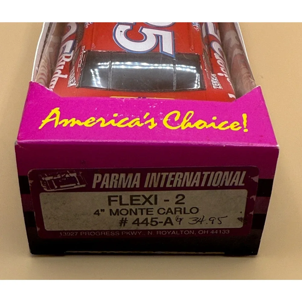 🏁 Vintage Parma Flexi 2 Budweiser #25 Slot Car 4